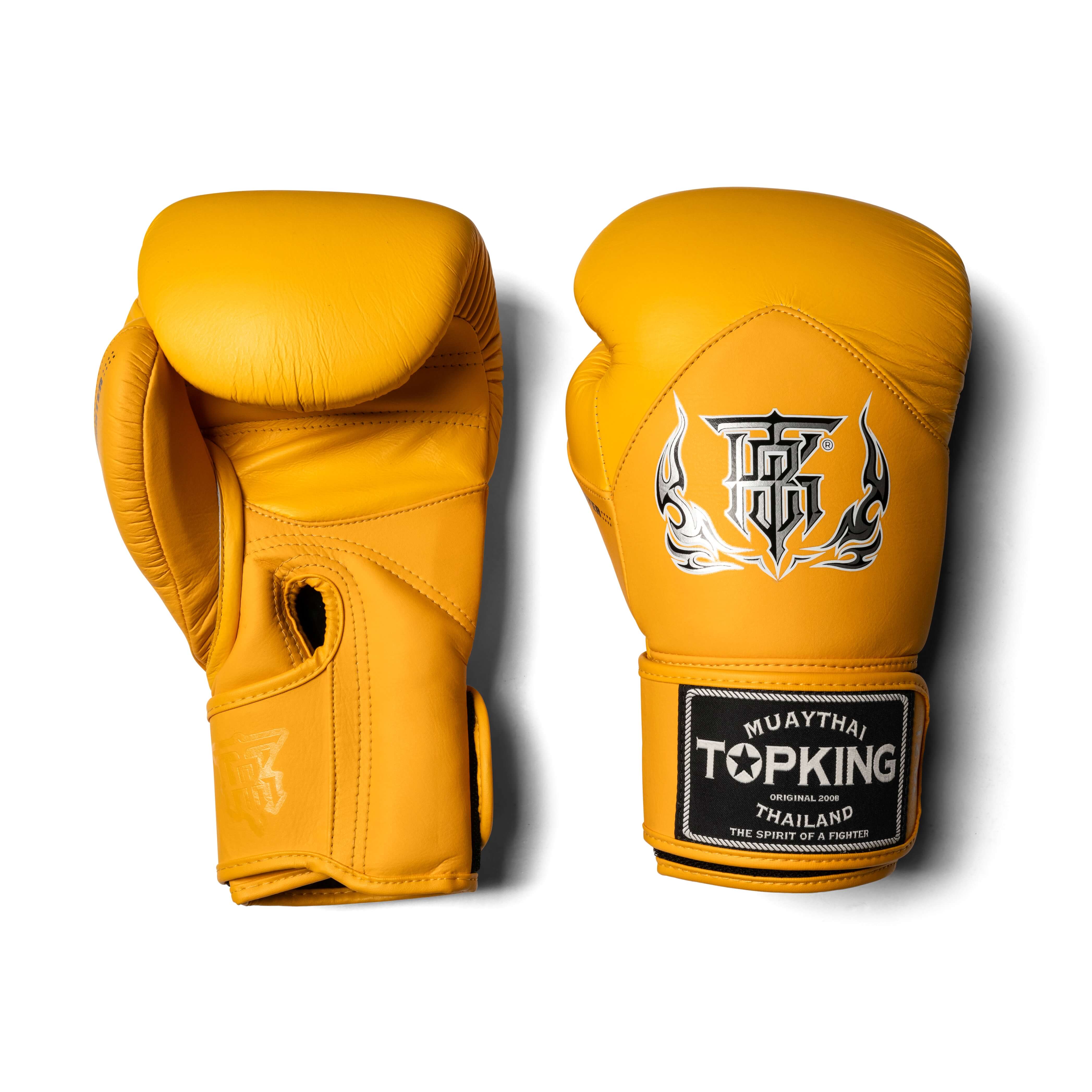 Top King Blend Yellow Boxing Gloves