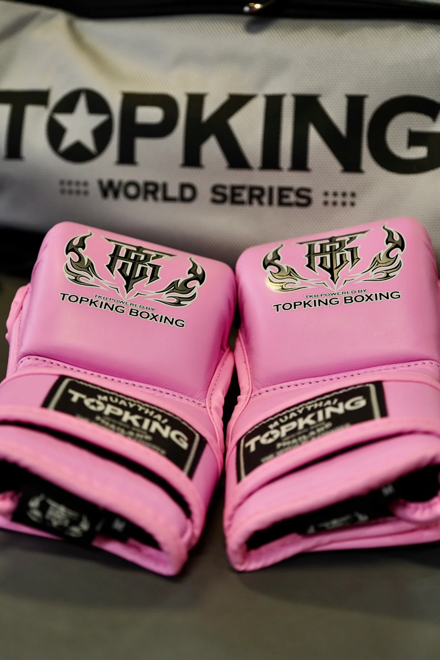 Top King COMBAT Pink MMA Gloves - Image 3