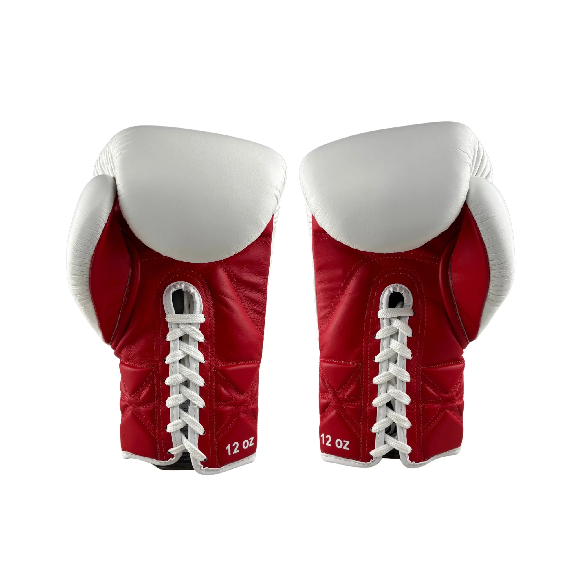 Top King Pro Competition Lace up White-Red Gloves - Image 3