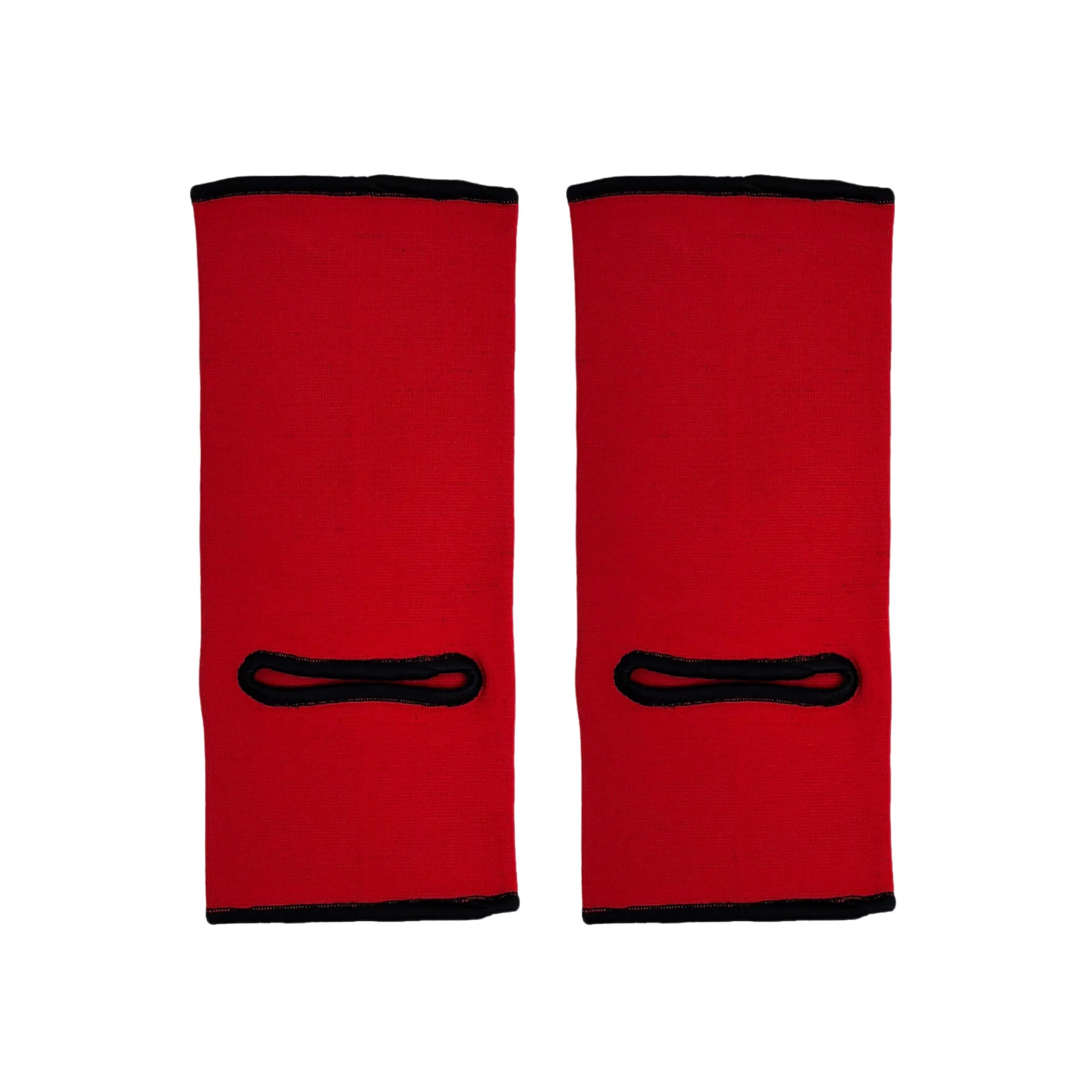 Top King Red Ankle Guards (yellow logo) - Image 4