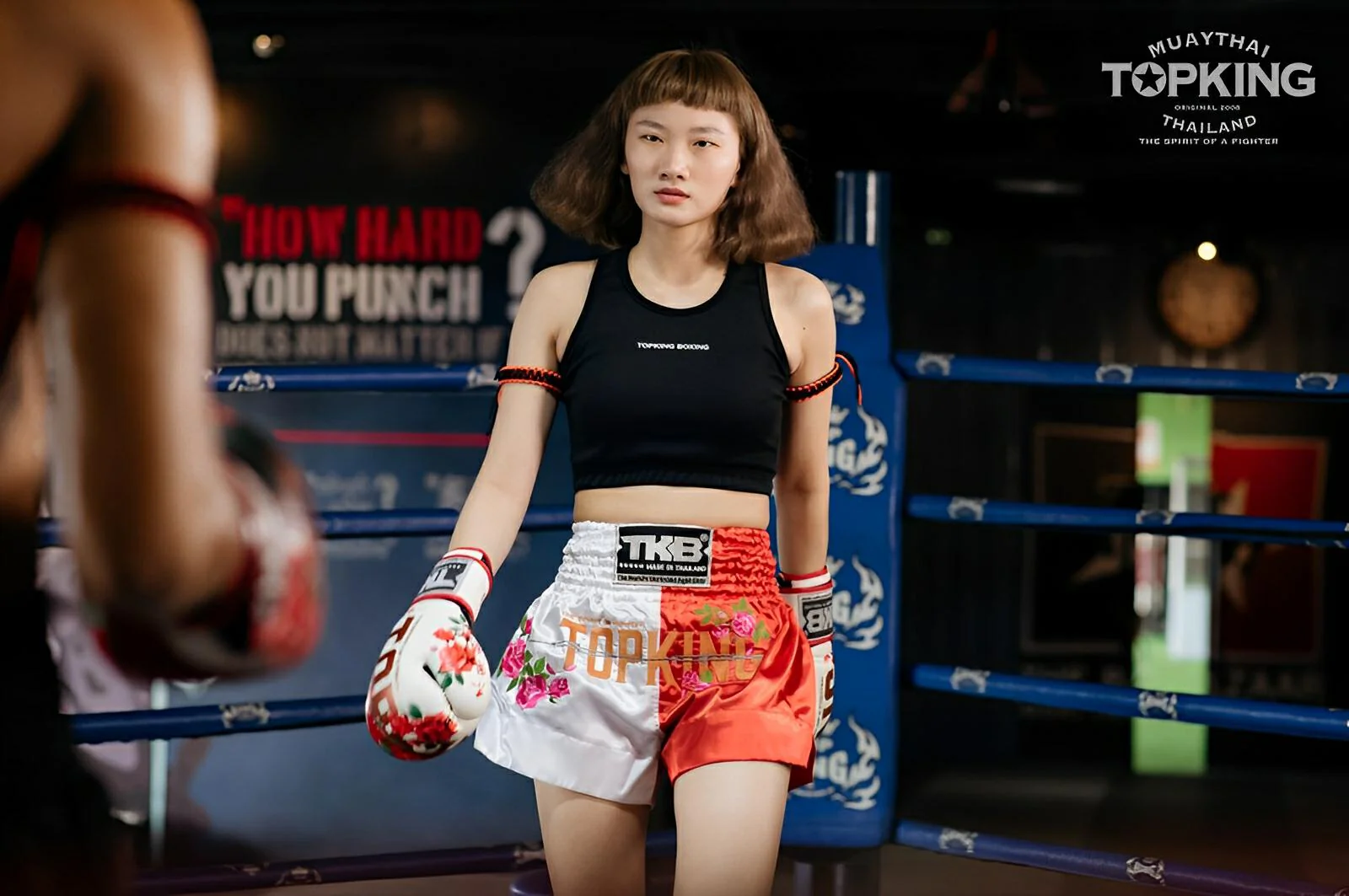 Top King Rose Muay Thai Shorts - Image 5