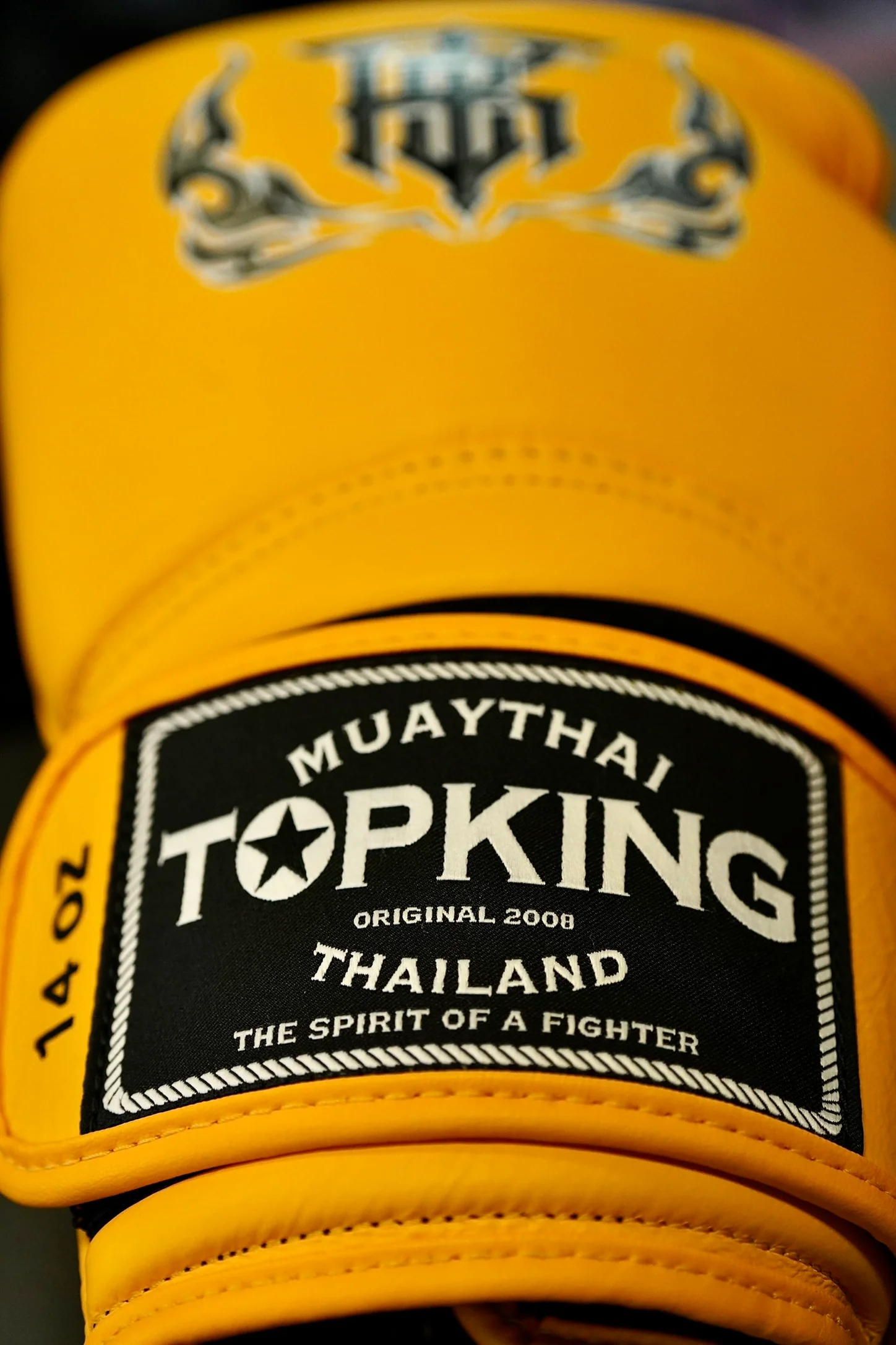 Top King Pro Yellow Boxing Gloves - Image 4