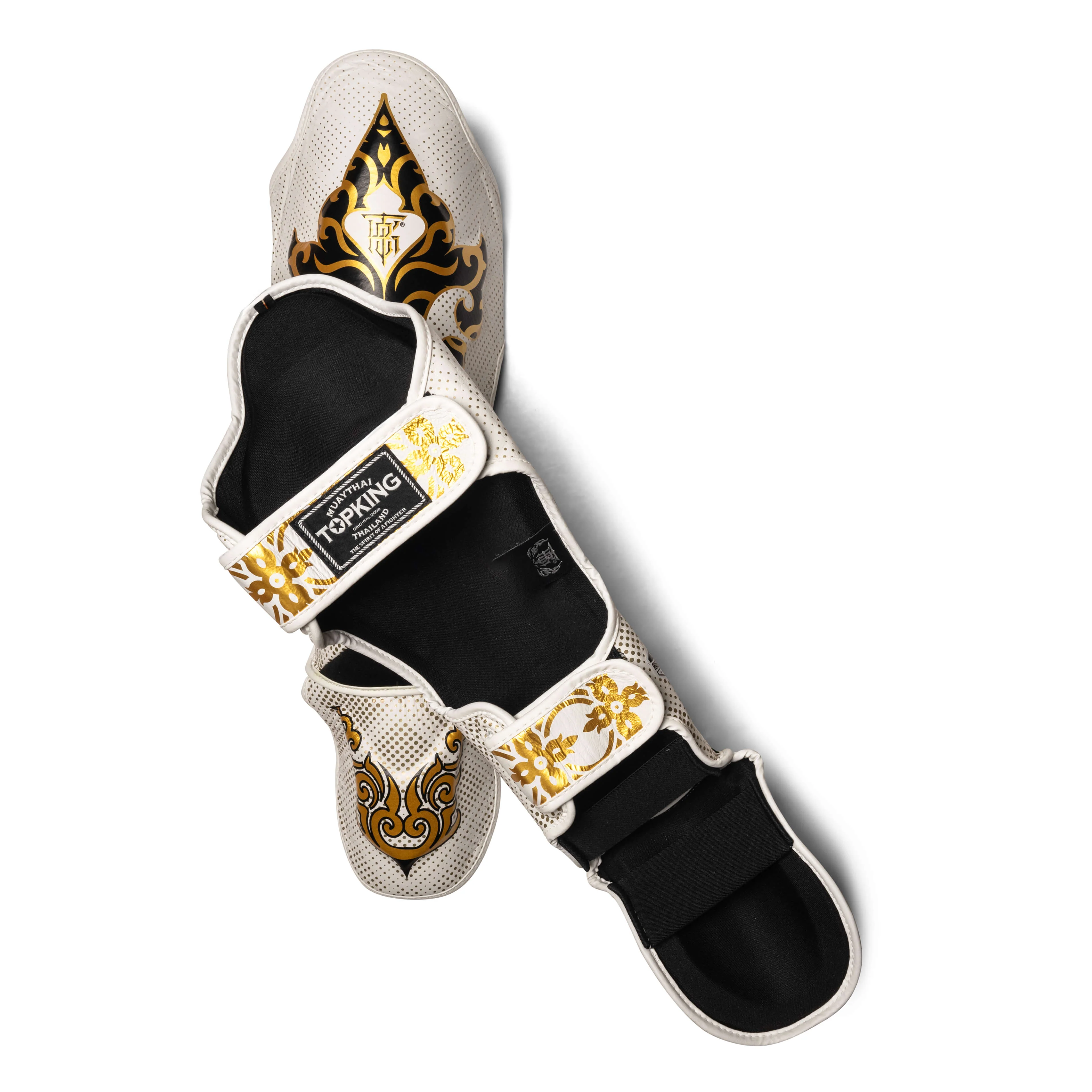 Top King Shin Guards Kanok White - Image 3
